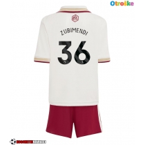 Otroške Nogometnih dresov Arsenal Martin Zubimendi #36 Tretji 2025-26 Kratki rokavi (+ hlače)